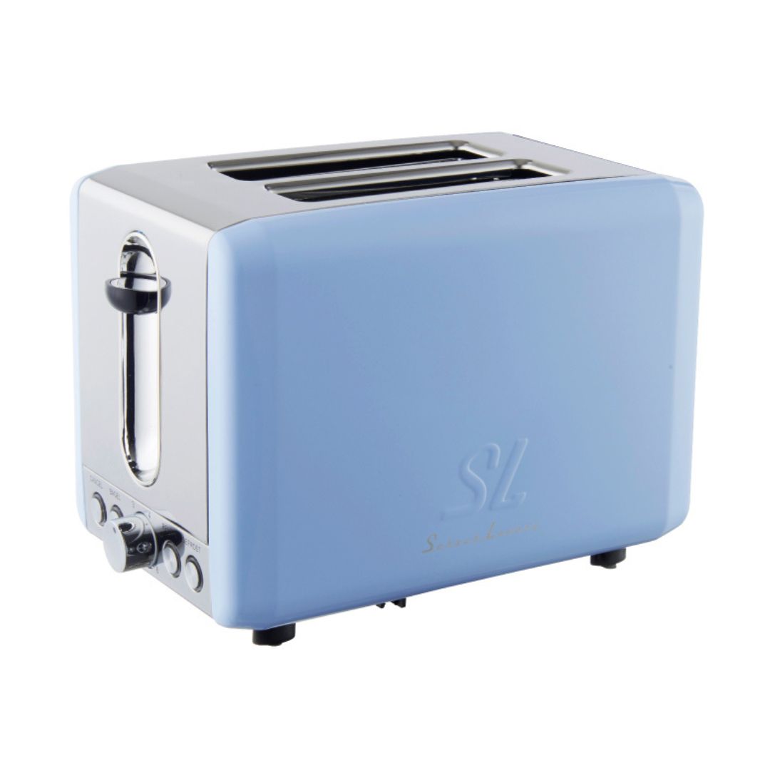Schaub Lorenz Toaster T2.1B Blau 850 Watt lackierter Edelstahl