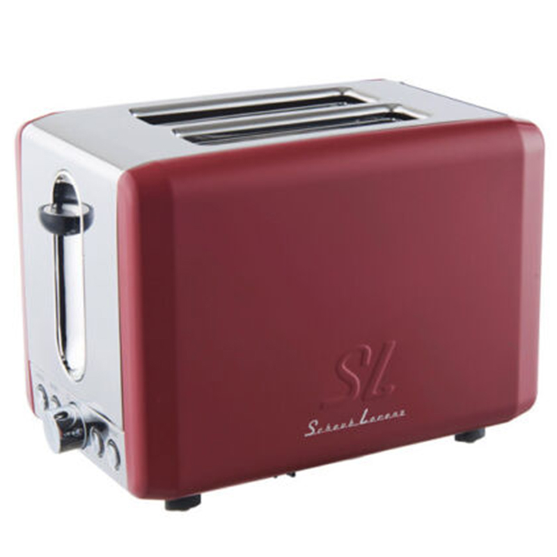 Schaub Lorenz Toaster T2.1R rot 850 Watt lackierter Edelstahl
